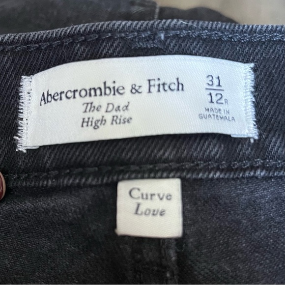 Abercrombie & Fitch The Dad High Rise Jeans Size 31 - Picture 6 of 6